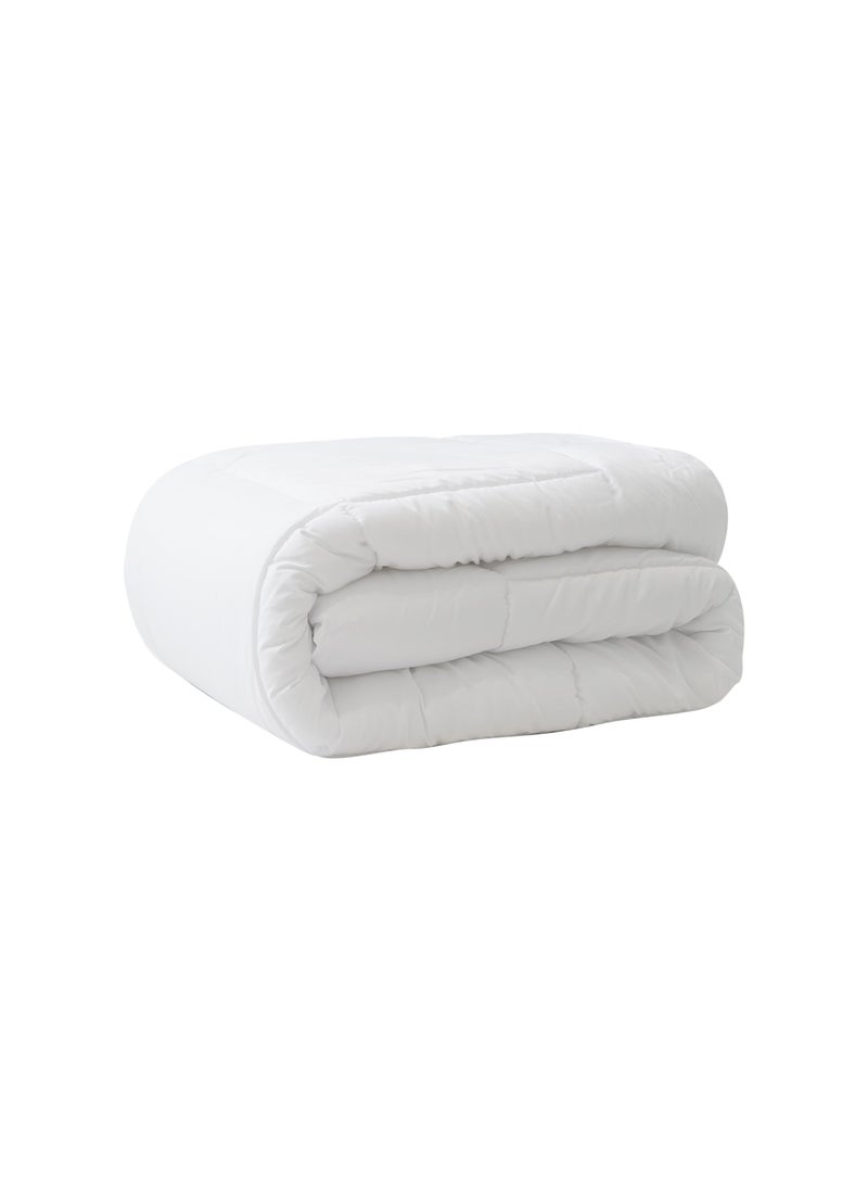 GOODNIGHT Soft Solid King Size Duvet Microfiber White 90 GSM 220x240 cm  - Image 1