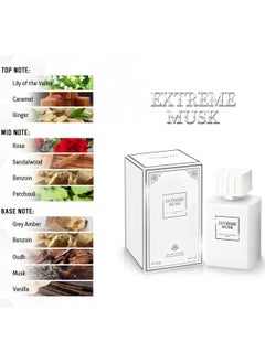 LOUIS VAREL Louis Varel, Extreme Musk EDP 100ml Perfume  - Image 5