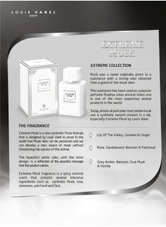 LOUIS VAREL Louis Varel, Extreme Musk EDP 100ml Perfume  - Image 3