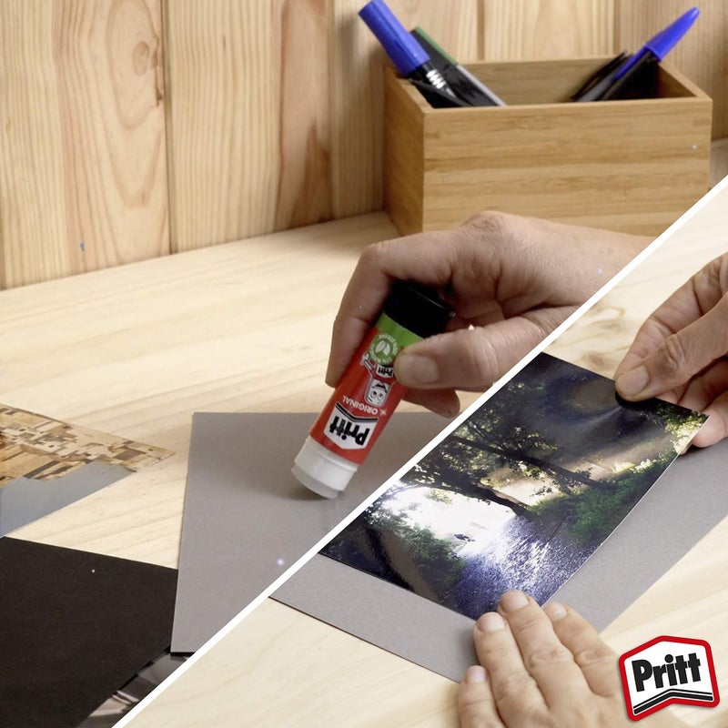 Pritt 1504209 Glue Stick, Safe and Child-Friendly Glue for Arts and Crafts, Strong Adhesive for School & Office Supplies, 2 x 11 g Pritt Pen - Image 5