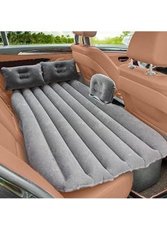 SHOPCOMFORT Car Inflatable Bed with Pump 2 Air PillowQuick Inflatable Back Seat BedCar Inflatable MattressCar Bed MattressCar Bed for KidsTravelTripCampingPicnicPool BeachUniversal Fit Multicolour  - Image 1