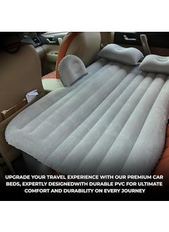 SHOPCOMFORT Car Inflatable Bed with Pump 2 Air PillowQuick Inflatable Back Seat BedCar Inflatable MattressCar Bed MattressCar Bed for KidsTravelTripCampingPicnicPool BeachUniversal Fit Multicolour  - Image 5