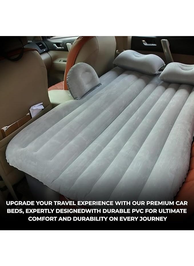 SHOPCOMFORT Car Inflatable Bed with Pump 2 Air PillowQuick Inflatable Back Seat BedCar Inflatable MattressCar Bed MattressCar Bed for KidsTravelTripCampingPicnicPool BeachUniversal Fit Multicolour  - Image 5