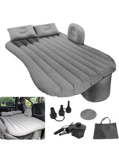 SHOPCOMFORT Car Inflatable Bed with Pump 2 Air PillowQuick Inflatable Back Seat BedCar Inflatable MattressCar Bed MattressCar Bed for KidsTravelTripCampingPicnicPool BeachUniversal Fit Multicolour  - Image 2