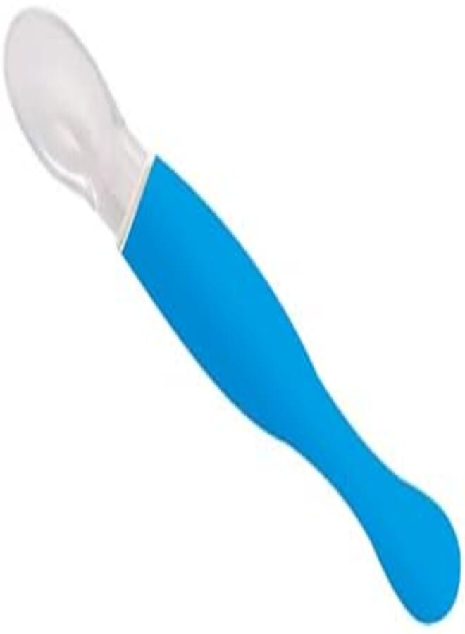 Granzia Bambino Baby Silicon Spoon Blue