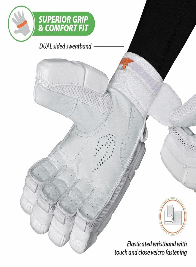 DSC Frost Leather Cricket Batting Gloves, Size - Mens, Right Hand - Image 5