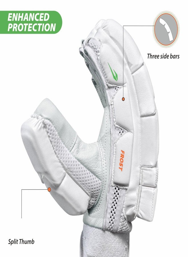 DSC Frost Leather Cricket Batting Gloves, Size - Mens, Right Hand - Image 4