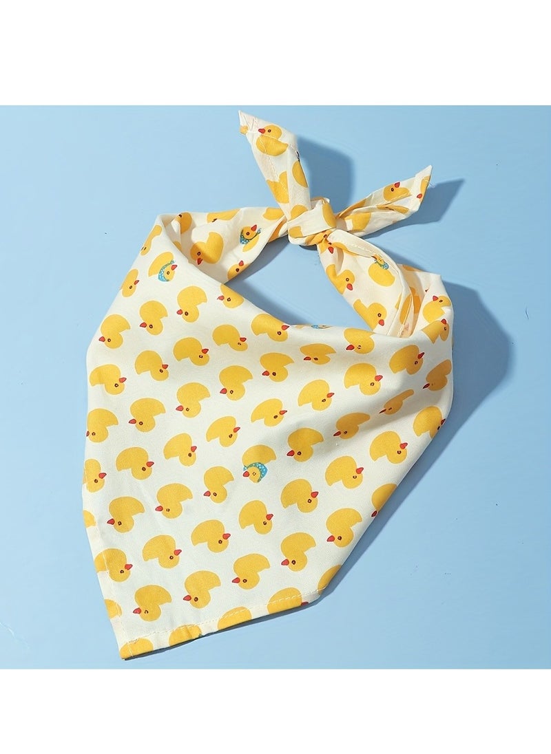Generic Fashionable Pet Bandana - Super-Soft & Quick-Dry Scarf for Dogs & Cats - Adjustable, Vibrant Designs - Perfect Unisex Costume Accessory for Medium, and Large Pets  - Image 1