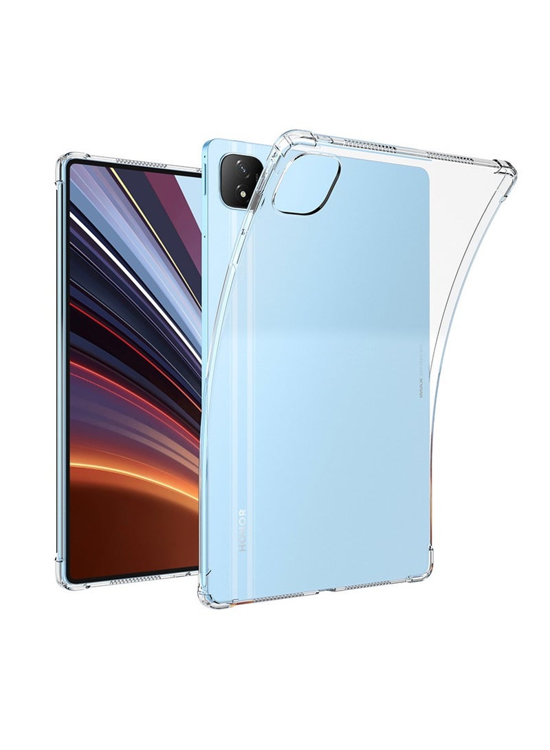 general Transparent Case Compatible with Honor GT Pro 12.3 2024, Quad Corner Airbag Drop and Shock Resistant Transparent Case, Soft TPU Shockproof Protective Case - Image 1