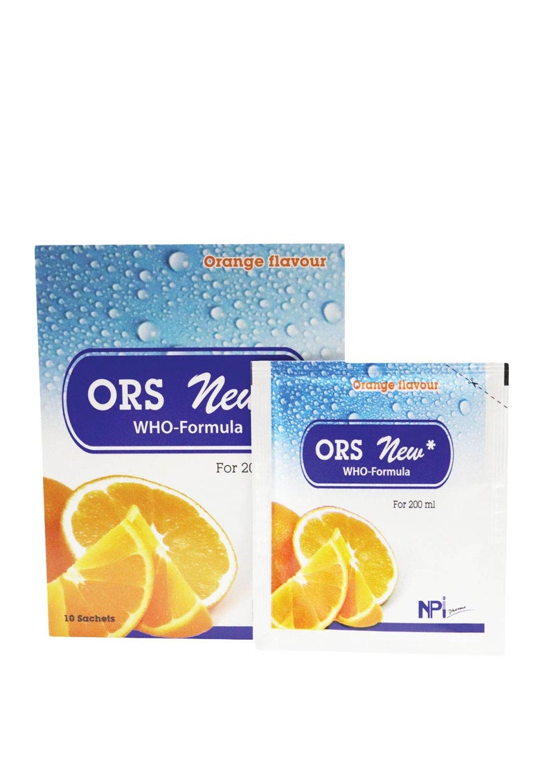 أكياس ORS الجديدة من منظمة الصحة العالمية 10S