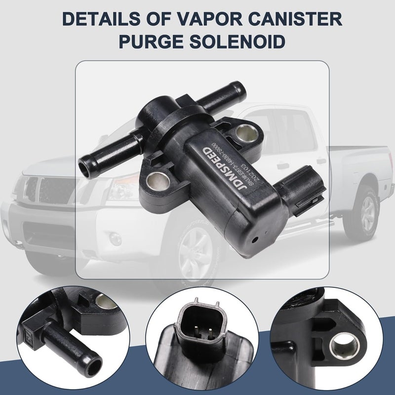 JDMSPEED صمام تطهير خزان البخار JDMSPEED 14930-7S000 بديل لسيارات نيسان فرونتير وأرمادا 2005-2015 - Image 4