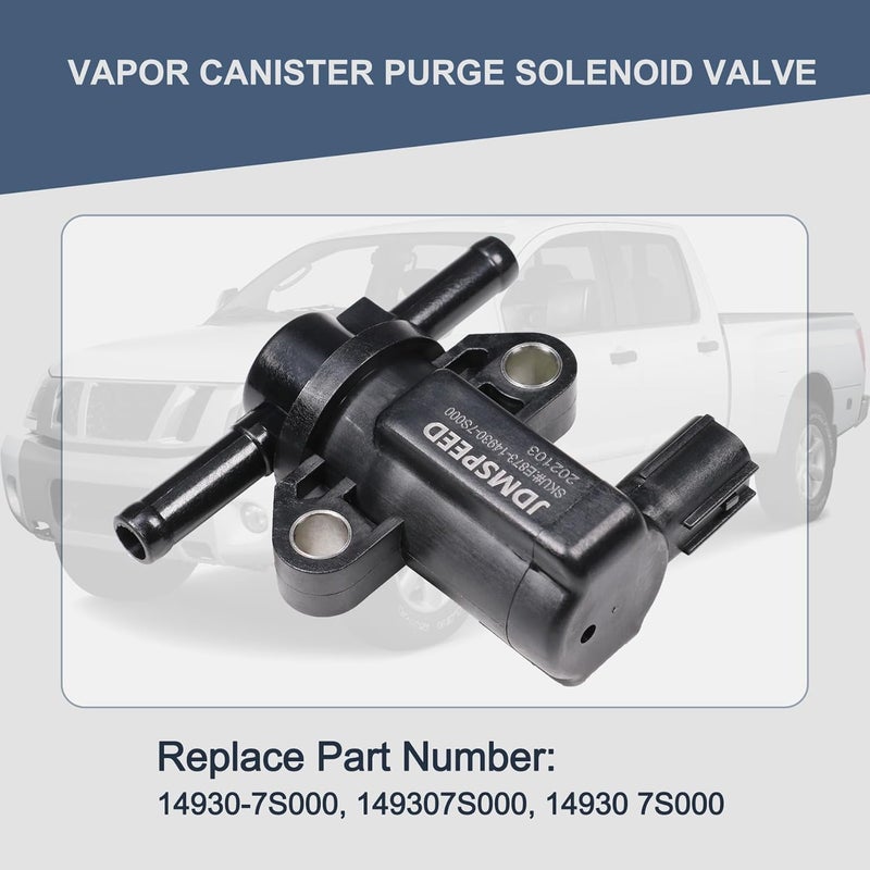 JDMSPEED صمام تطهير خزان البخار JDMSPEED 14930-7S000 بديل لسيارات نيسان فرونتير وأرمادا 2005-2015 - Image 2