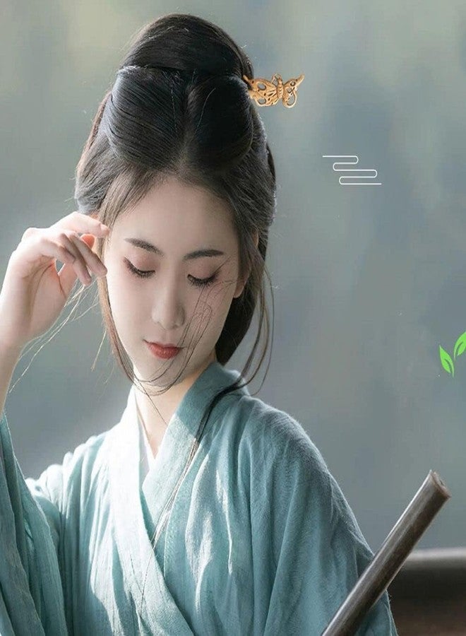 Sluswallow 1Pc Handmade Ancient Chinese Japanese Wood Hair Sticks Chopsticks Wooden Vintage Retro Carved Long Fork Pen Shawl Pins Sticks Hairpins Clips Barrettes, Hair Accessories - Image 5