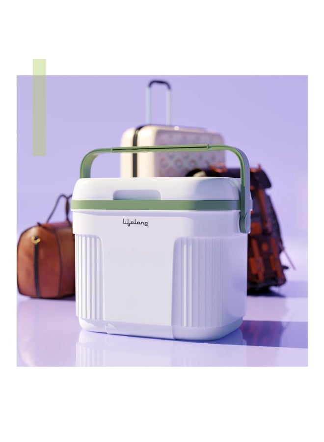 Lifelong 10L Insulated Chiller Ice Box | Standard Size Cooler for Travel, Parties, Bar, Medical Use | Keeps Ice Cubes & Drinks Cold for 28 Hours | Fully Insulated Lid & Body | BPA-Free - Image 3