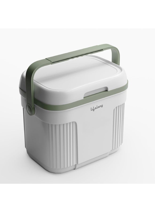 Lifelong 10L Insulated Chiller Ice Box | Standard Size Cooler for Travel, Parties, Bar, Medical Use | Keeps Ice Cubes & Drinks Cold for 28 Hours | Fully Insulated Lid & Body | BPA-Free - Image 1