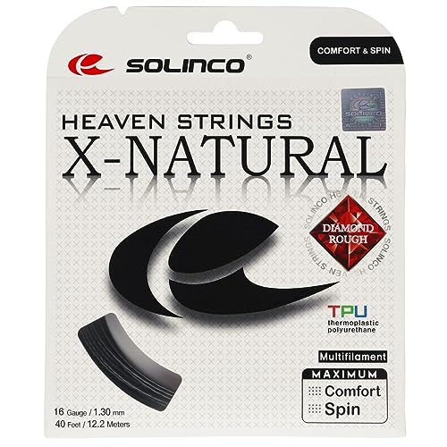 Solinco X-Natural Tennis String Set-16G-Black - Image 5