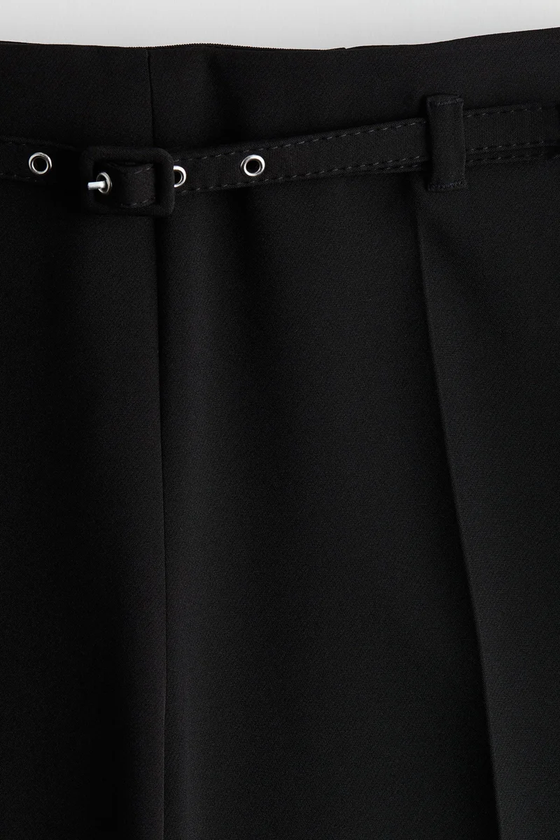 H&M Wide belted trousers