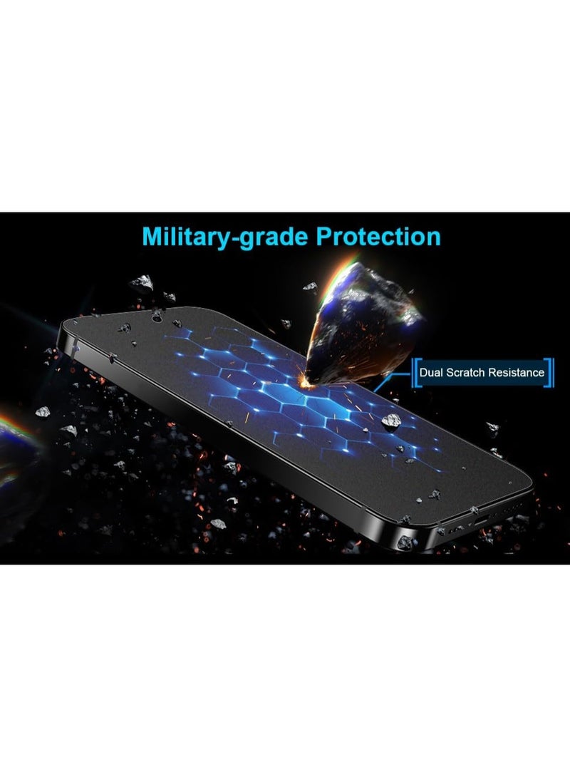 Muzz 2 Pack Anti-Glare Matte Screen Protector for Samsung Galaxy S24 Ultra, 9H Tempered Glass Film, [Scratch Resistant] [Anti-Fingerprint] [ Smooth as Silk] (Galaxy S24 Ultra) - Image 2