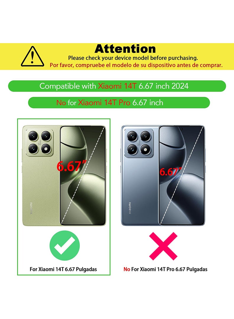 Theodor Xiaomi 14T Clear Case, Shock-Absorption TPU Cell Phone Cover with Reinforced Corners, Soft Flexible & Crystal Clear Protective Bumper Case - Image 2