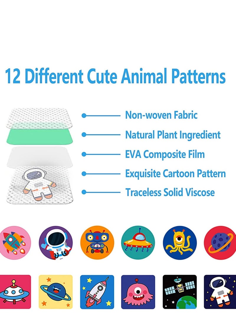 Excefore Mosquito Repellent Stickers, 60Pcs Mosquito Repellent Stickers, Natural Essential Oil Repellent Patches, Mosquito Repellent Patches for Kids Adult Outdoor Indoor Travel, Offer 24 Hours Protection - Image 3