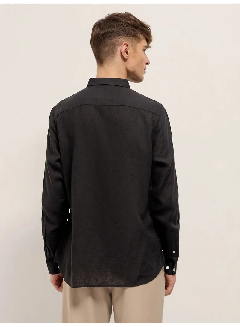 THE BEAR HOUSE  Men’s Long Sleeve Shirt – Classic, Comfortable and Stylish Essential for Work, Travel or Casual Outings for Men | Best Price UAE