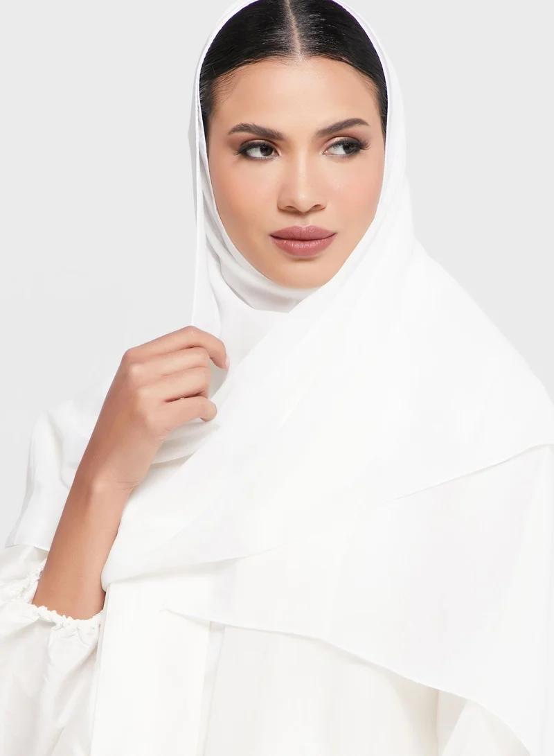 Khizana Plus size puff sleeve abaya