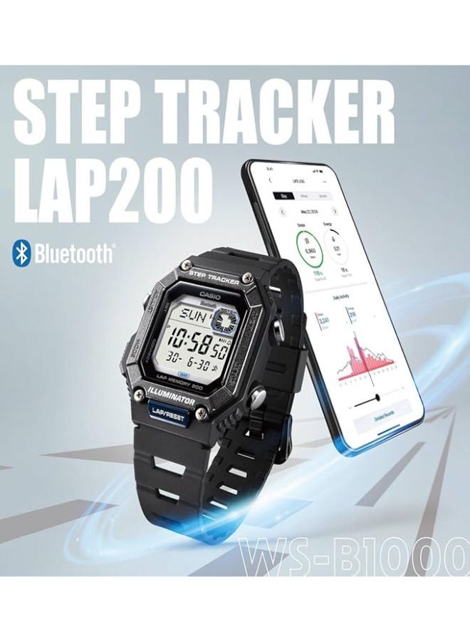 CASIO Resin Digital Wrist Watch  WS-B1000-1AVDF - Image 2