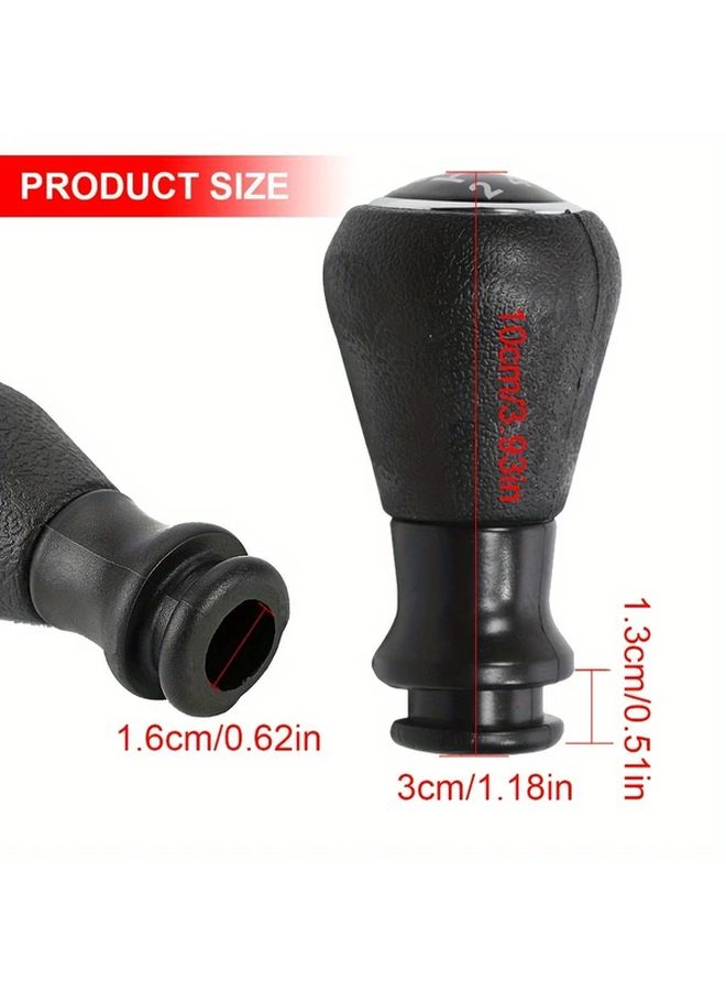 Chrome Manual Gear Shift Knob Cover For Peugeot 106 107 205 206 207 306 307 308 405 - Image 3