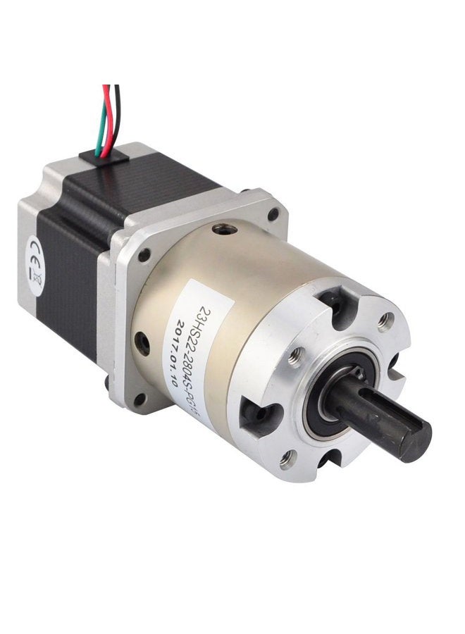 STEPPERONLINE 15:1 Planetary Gearbox Nema 23 Gear Stepper Motor Bipolar L=56mm for DIY CNC Robotics - Image 5