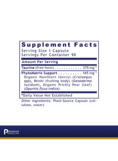 Premier Research Labs Taurine Blend - Taurine Supplement, Taurine Pills, L Taurine Amino Acid Supplement for Liver, Gallbladder, Brain & Heart Health, for Women & Men - 90 Vegetarian Capsules - pzsku/Z188D7842B1AA762A731DZ/45/_/1740203302/f52b6216-0d6f-4420-a28c-6b89b926a376