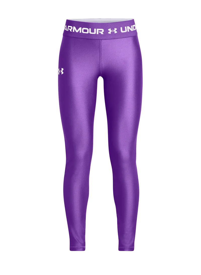 UNDER ARMOUR Girls' HeatGear Armour Leggings