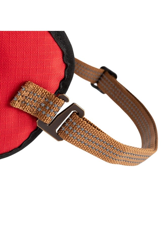 carhartt - Carhartt Nylon Ripstop Service Dog Harness, High Risk Red/Carhartt Brown, Medium - Image 1