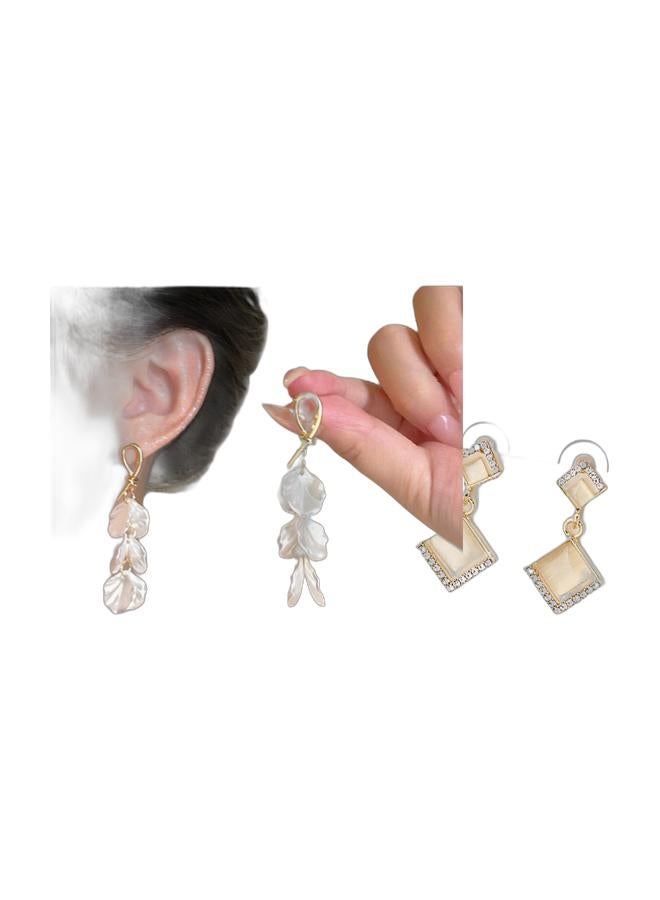 Elegant Long Tassel Drop Earrings, Shiny Rhinestone Dangle Earrings, Wedding Party Jewelry Gift & Fashion Earrings for Women | Shiny Stylish Design | Daily & Party Wear Bundle - Image 1