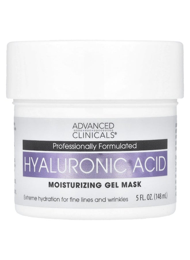 Advanced Clinicals Advanced Clinicals, Hyaluronic Acid, Moisturizing Gel Beauty Mask, 5 fl oz (148 ml)  - Image 1