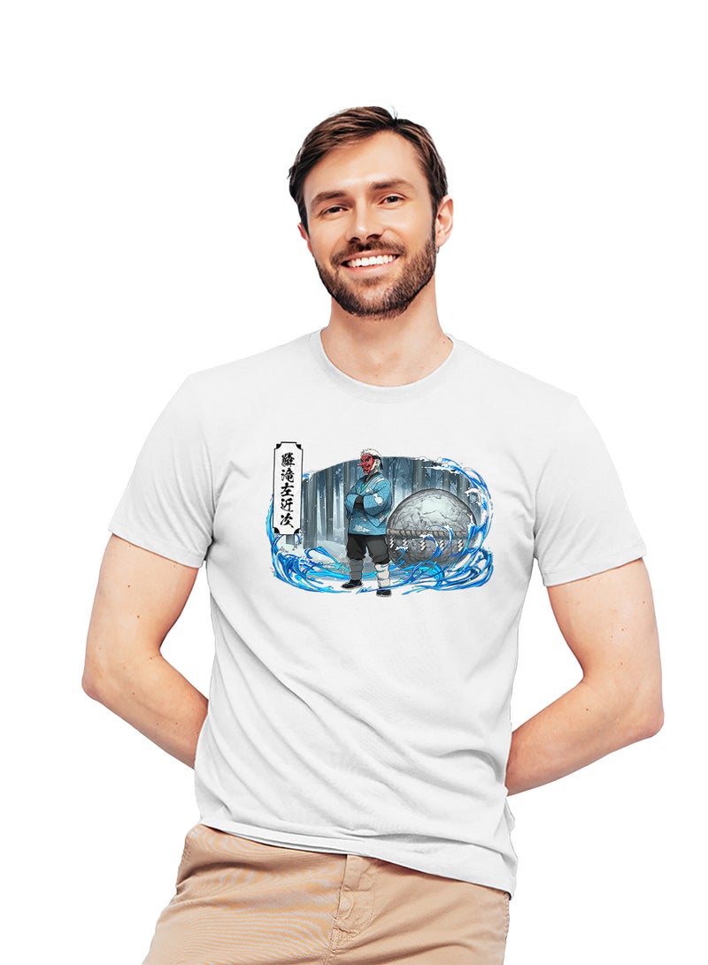 Fashion World Cotton T-shirt Printed with High-quality Anime Demon Slayer - Image 1