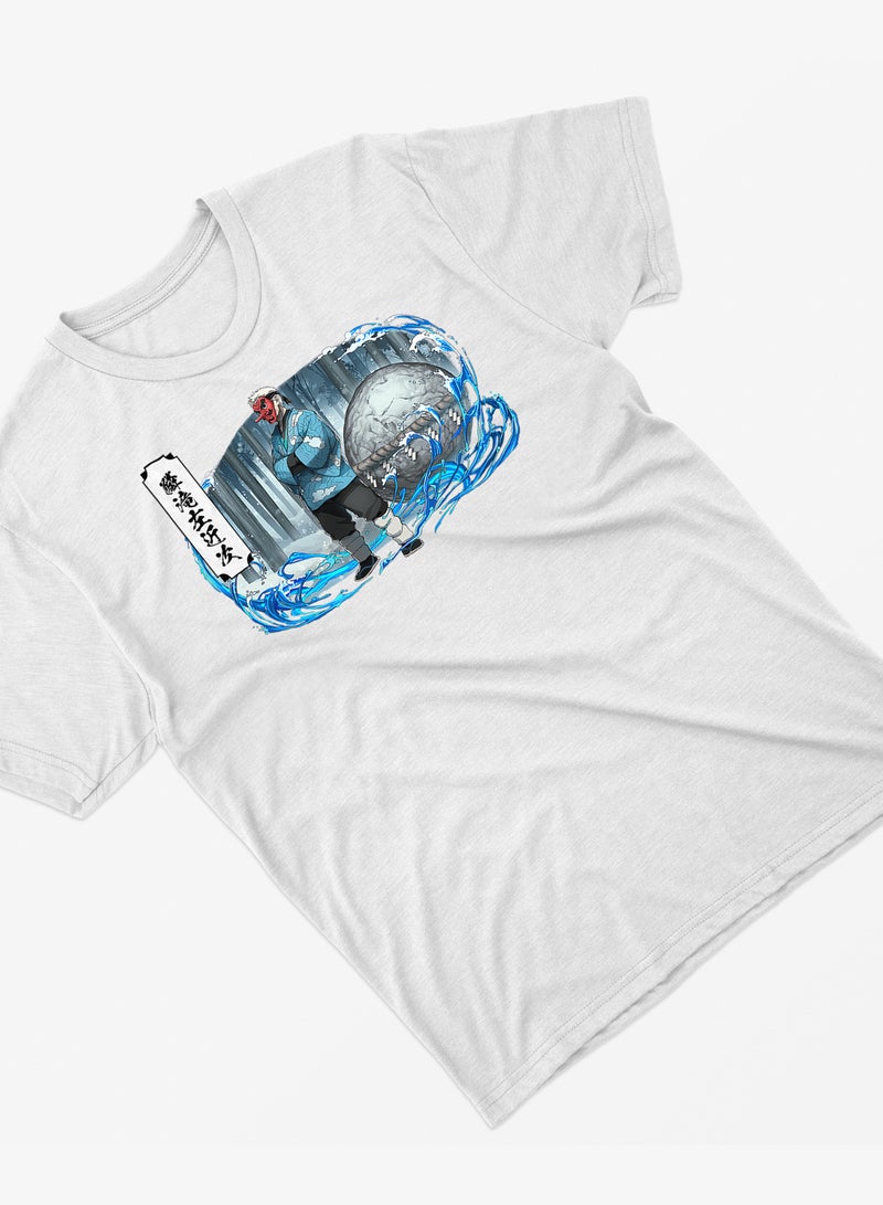 Fashion World Cotton T-shirt Printed with High-quality Anime Demon Slayer - Image 2