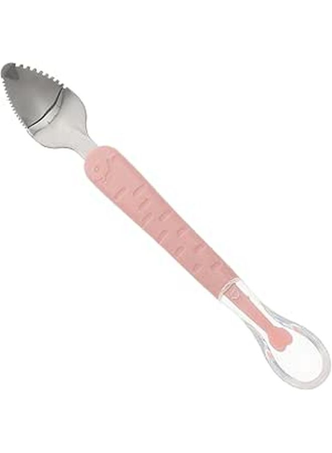 Stainless Steel Baby Feeding Spoon Safe Smooth Edge for Applesauce Purees Easy to Clean - Image 1