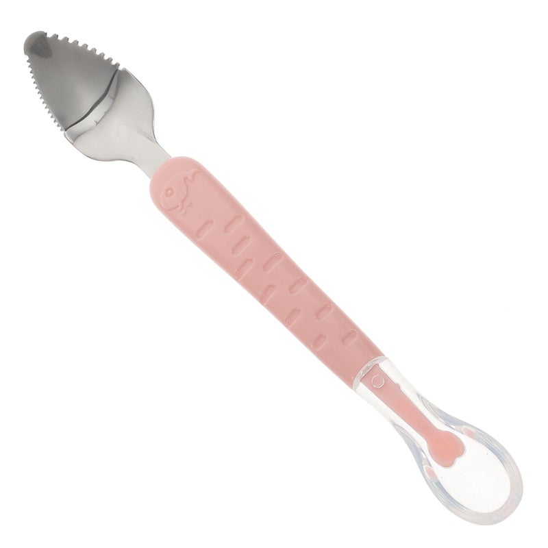 Stainless Steel Baby Feeding Spoon Safe Smooth Edge for Applesauce Purees Easy to Clean - Image 2