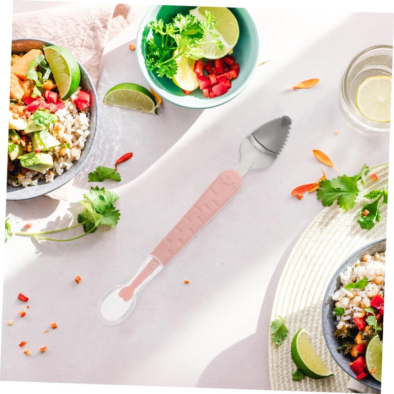 Stainless Steel Baby Feeding Spoon Safe Smooth Edge for Applesauce Purees Easy to Clean - Image 5