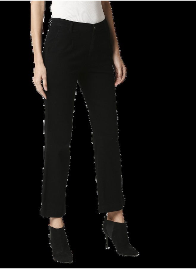 HIGH STAR Women Black Bootcut Stretchable Jeans  - Image 1