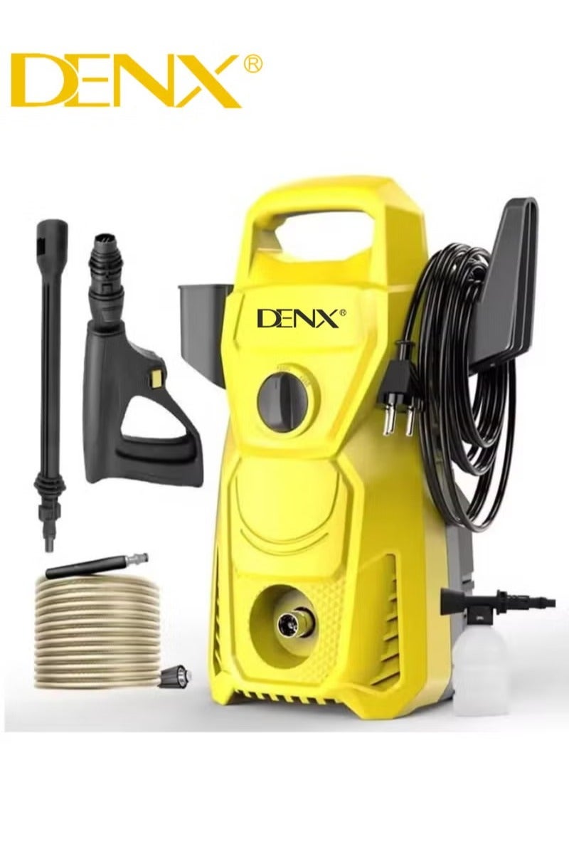 Denx Heavy-Duty Portable Electric Pressure Washer 1600W – Car, Home & Garden Cleaning Machine with Cleaning Gun, 1.5m Hose, Soap Dispenser & Cleaning Needle - Image 4