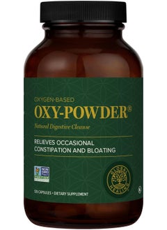 global healing center Oxy-Powder Oxygen Based Safe and Natural Colon Cleanser and Relief from Occasional Constipation (120 Capsules)  - Image 1