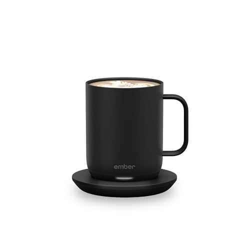 Ember Temperature Control Smart Mug 2, 10 Oz, App-Controlled Heated Coffee Mug with 80 Min Battery Life and Improved Design, Black - Image 1