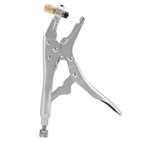 Maxmartt Air Conditioner Welding Hand Tools, Refrigerant Recovery Refrigeration Tube Locking Plier Refrigeration Tube Steel Locking Plier Tool - Image 1
