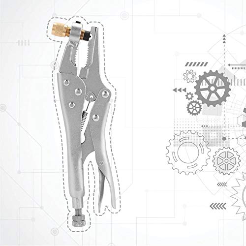 Maxmartt Air Conditioner Welding Hand Tools, Refrigerant Recovery Refrigeration Tube Locking Plier Refrigeration Tube Steel Locking Plier Tool - Image 2