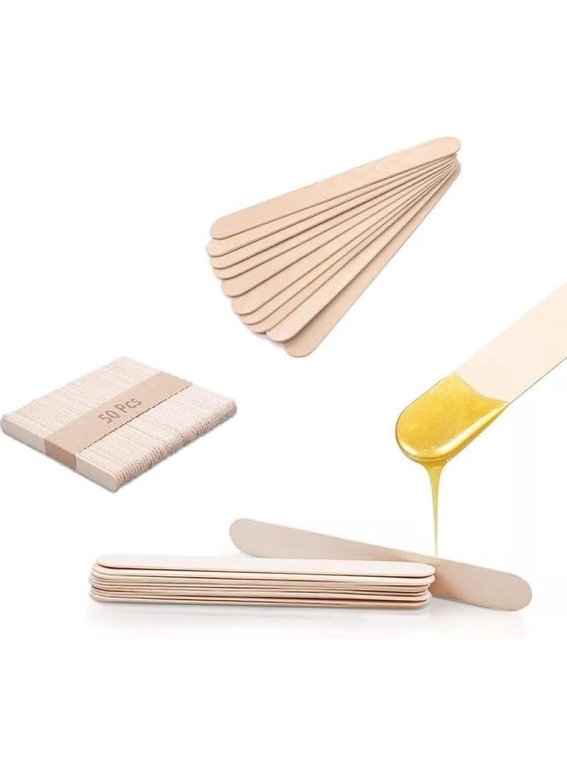 Generic 150pcs Heat Resistant Wooden Sticks Made of Natural and Eco-Friendly Material Specially for Wax Application  - Image 1