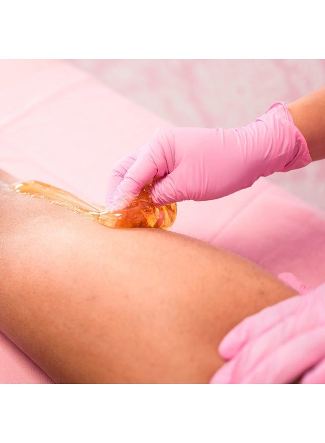 Sugaring NYC إزالة الشعر بالشمع العضوي من عجينة السكر لمنطقة البكيني والبرازيل + أداة وضع ومجموعة من القفازات لإزالة الشعر بالسكر - Image 3