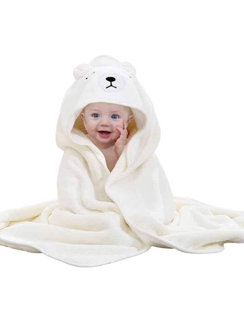 Hooded Baby Towel - Premium Soft Bath Towel for Bathtub for Babie, Newborn, Infant - Ultra Absorbent, Natural Baby Stuff Towel for Boy and Girl - Image 1