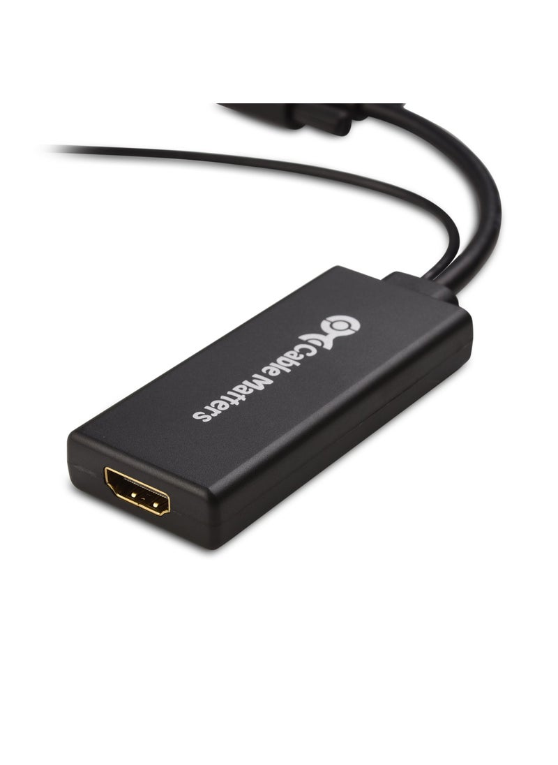 Cable Matters Cable Matters VGA to HDMI Adapter for Monitor and TV (VGA to HDMI Converter) with Audio Support  - Image 4