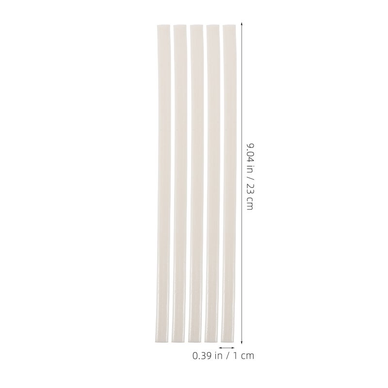20Pcs Welding Rods Rods For Car Bumper Kayak Repair Kit Welding Kit Welding Supplies White 23 CM - Image 3